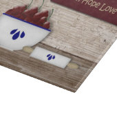 Faith Hope Liebe Glass Cutting Board Schneidebrett (Ecke)