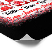 Faith Hope Liebe Gnomes Brain Aneurysm Awareness L Poster (Ecke)