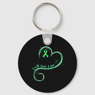 Faith Hope Liebe Green Ribbon Kidney Disease Aware Schlüsselanhänger