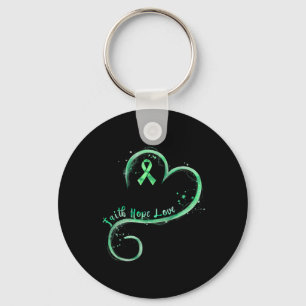 Faith Hope Liebe Green Ribbon Mental Health Awaren Schlüsselanhänger