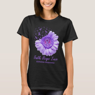 Faith Hope Liebe Heimerheimer Awareness Geschenke T-Shirt