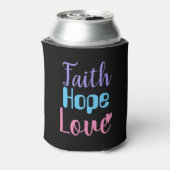 Faith Hope Liebe Herz Inspiration Christlich Dosenkühler (Kanne Rückseite)