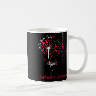 Faith Hope Liebe Herzerkrankungen Sensibilisierung Kaffeetasse