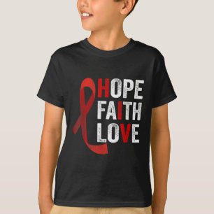 Faith Hope Liebe - HV World Aids Day Awareness T-Shirt
