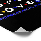 Faith Hope Liebe Hydrocephalus Bewusstsein Poster (Ecke)