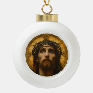 Faith Hope Liebe Jesus Christ Christliches Gesch Keramik Kugel-Ornament