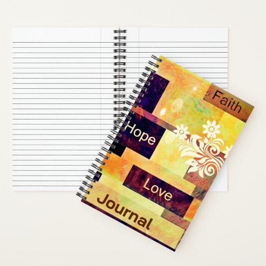 Faith hope Liebe Journal Notizblock (Innen)