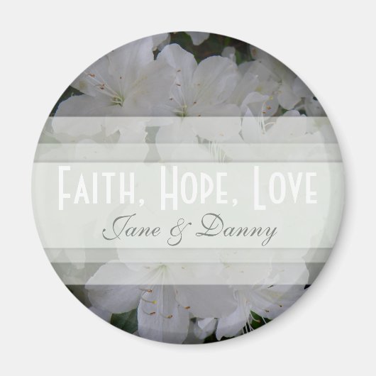Faith, Hope, Liebe Magnet (Vorne)
