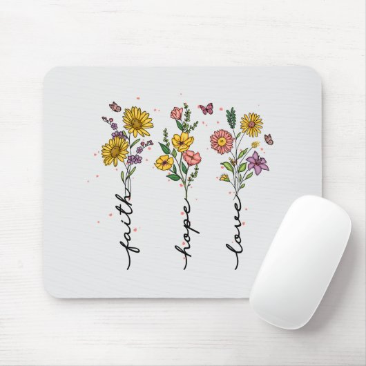 Faith-Hope-Liebe Mousepad (Mit Mouse)