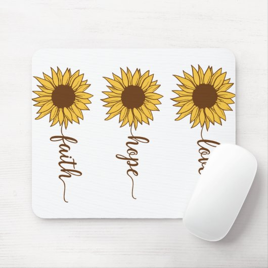 Faith Hope Liebe Mousepad (Mit Mouse)