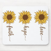 Faith Hope Liebe Mousepad (Vorne)
