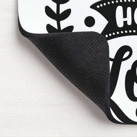 Faith Hope Liebe Mousepad (Ecke)