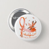 Faith Hope Liebe MS Awareness Dragonfly Button (Vorne & Hinten)