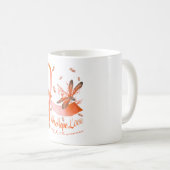 Faith Hope Liebe MS Awareness Dragonfly Kaffeetasse (VorderseiteRechts)