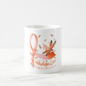 Faith Hope Liebe MS Awareness Dragonfly Kaffeetasse (Mittel)