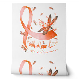 Faith Hope Liebe MS Awareness Dragonfly Tapete