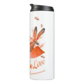 Faith Hope Liebe MS Awareness Dragonfly Thermosbecher (Nach rechts gedreht)
