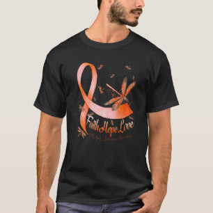 Faith Hope Liebe Multiple Sklerosis Awareness Draw T-Shirt