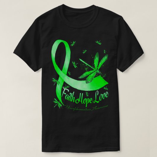 Faith Hope Liebe Neurofibromatose Bewusstsein Drag T-Shirt (Design vorne)