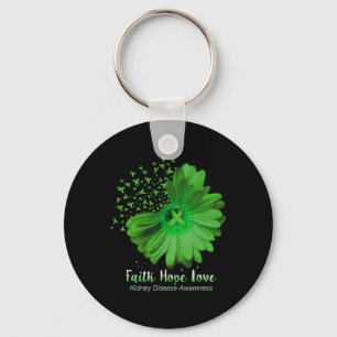 Faith Hope Liebe Nierenerkrankung Bewusstsein Sonn Schlüsselanhänger