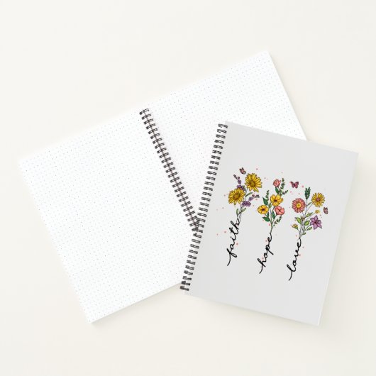 Faith-Hope-Liebe Notizblock (Innenseite)