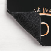 Faith Hope Liebe Orange Ribbon Leukemia Bewusstsei Mousepad (Ecke)
