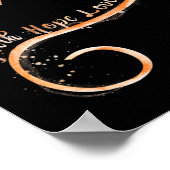 Faith Hope Liebe Orange Ribbon Leukemia Bewusstsei Poster (Ecke)