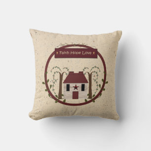 Faith Hope Liebe Pillow Kissen