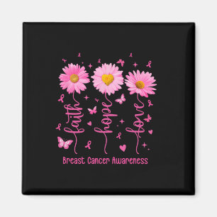 Faith Hope Liebe Pink Ribbon Brustkrebs Auswarenes Magnet