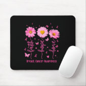 Faith Hope Liebe Pink Ribbon Brustkrebs Auswarenes Mousepad (Mit Mouse)