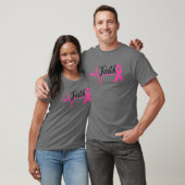 Faith Hope Liebe Pink Ribbon Brustkrebs Auswarenes T-Shirt (Unisex)