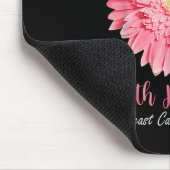 Faith Hope Liebe Pink Ribbon Daisy Sunflowers Brea Mousepad (Ecke)