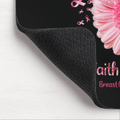 Faith Hope Liebe Pink Ribbon Sonnenblume Brust Can Mousepad (Ecke)