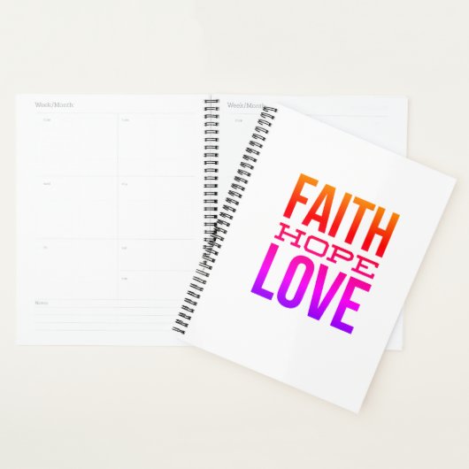 Faith Hope Liebe Planner Planer (Anzeige)