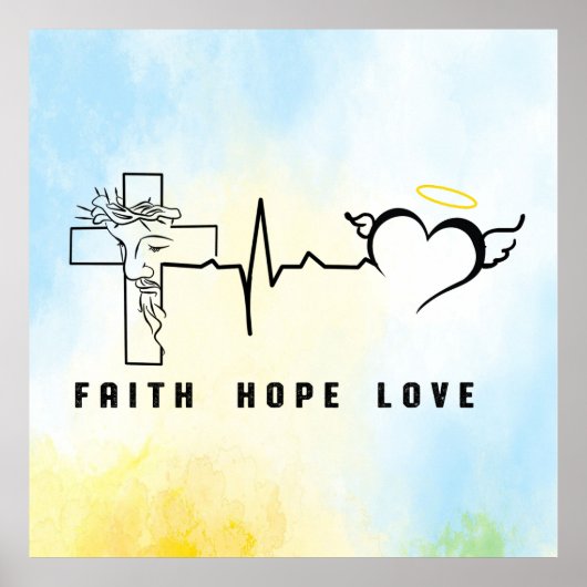 Faith Hope Liebe Poster (Vorne)