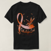 Faith Hope Liebe RSD CRPS Awareness Dragonfly T-Shirt (Design vorne)