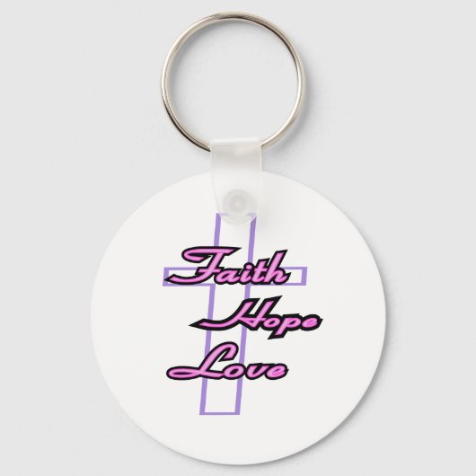 Faith Hope Liebe Schlüsselanhänger (Vorderseite)