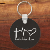 Faith Hope Liebe Schlüsselanhänger (Vorderseite)