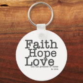 Faith Hope Liebe Schlüsselanhänger (Vorderseite)