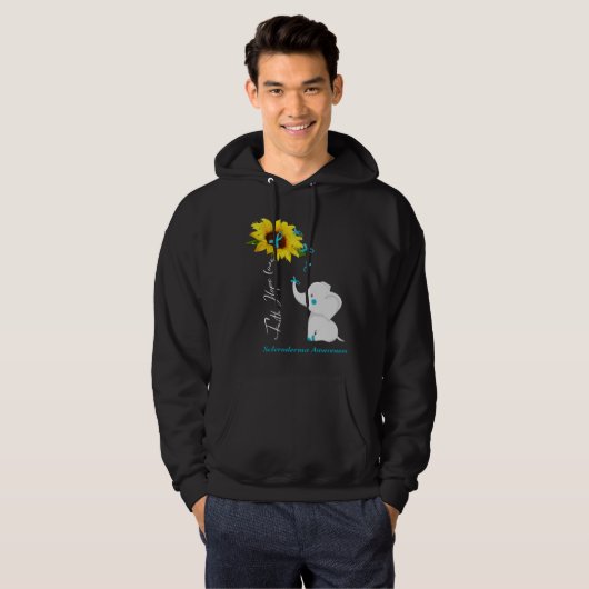 Faith Hope Liebe Scleroderma Bewusstsein Hoodie (Vorne ganz)