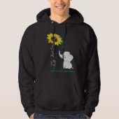 Faith Hope Liebe Scleroderma Bewusstsein Hoodie (Vorderseite)
