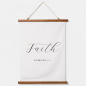 Faith Hope Liebe Set von 3 Wall Art Tapestes Wandteppich Mit Holzrahmen (Vorderseite)