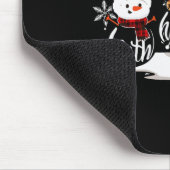 Faith Hope Liebe Snowman Christmas Pajama Niedlich Mousepad (Ecke)