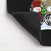 Faith Hope Liebe Snowman Jesus Fun Xmas Cross für Mousepad (Ecke)