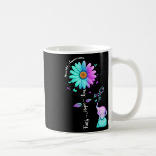 Faith Hope Liebe Sonnenblume Elefant Suicide Aware Kaffeetasse