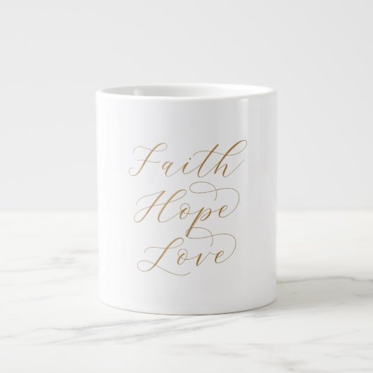 Faith Hope Liebe Specialty Tasse (Vorderseite)