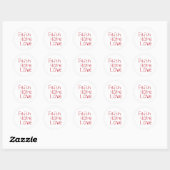 Faith Hope Liebe Sticker (Blatt)