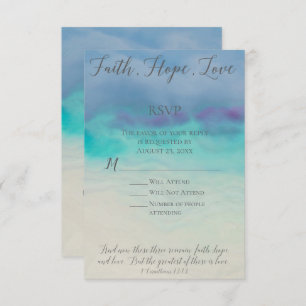 Faith Hope Liebe UAWG Reply Card Einladung