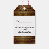 Faith Hope Liebe Vintag Christlich Weihnachten Geschenkanhänger (Rückseite)