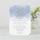 Faith Hope Liebe Wedding Einladung | Gesandter Him (Stehend Vorderseite)